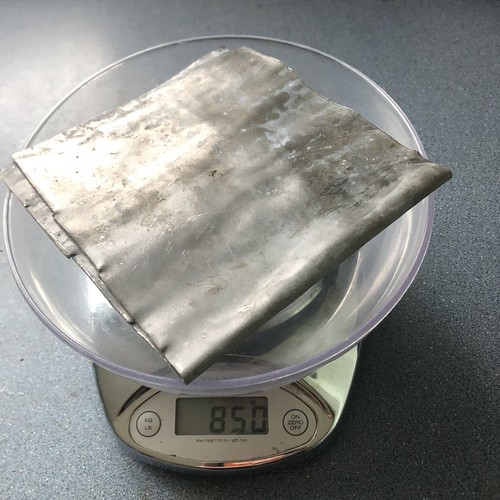850 grams clean scrap - ),