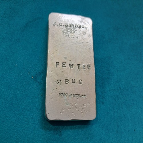 Pewter bar ingot 280g - bar,
