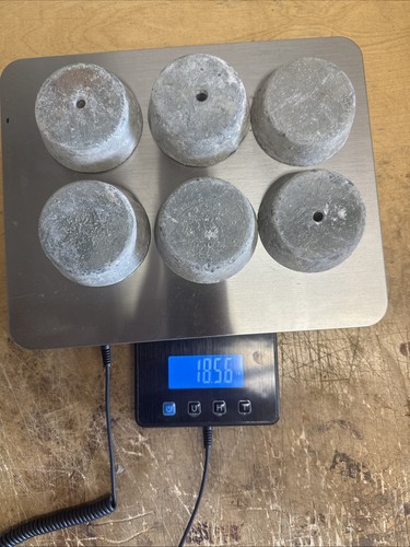 Lbs used lead - 18.56, ingots