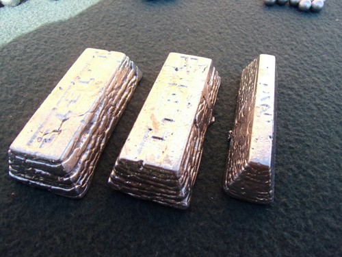 1kg lead ingots for moulding